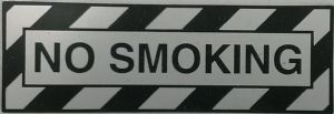 NO SMOKING Decal