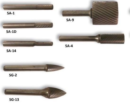 CARBIDE ROTARY 1/4 X 1/4 DOUBLE CUT