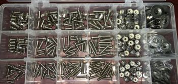 STAINLESS HARDWARE ASSORTMENT - FLAT HEAD / COUNTERSUNK